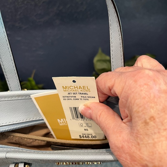 NWT Michael Kors light blue Crossbody bag and wallet - Picture 8 of 15